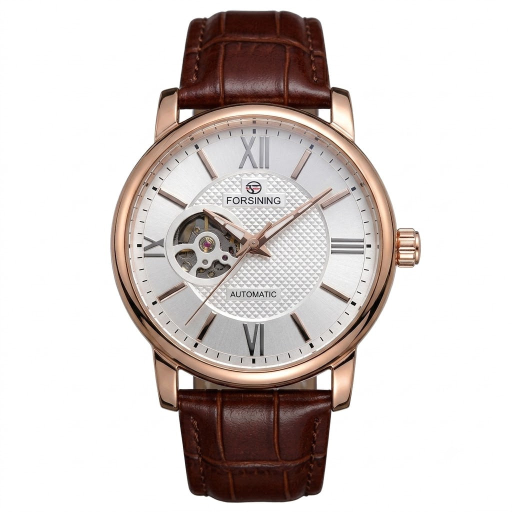 Reloj e lujo casual - Tono cafe y blanco Orient bambino inspired - Automatico