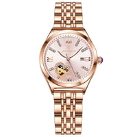 Reloj de lujo para dama - Rosegold y rosa