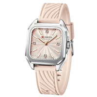 Reloj de lujo para dama - Tono rosa y acero