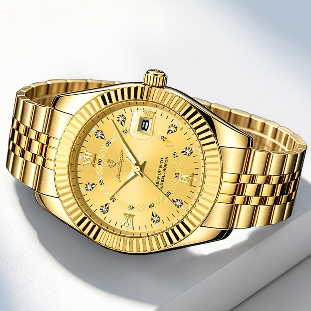 Reloj Ejecutivo Premium - tono full gold - rolex datejust inspired