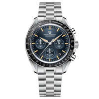 Pagani design PD1701 HJ Speedmaster Moonwatch SEIKO VK63 - Azul y oro