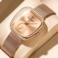 Reloj de lujo minimalista para dama - Tono Rose gold