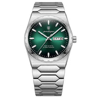 Reloj Ejecutivo premiun Esmeralda y Acero para Hombre | Estilo vacheron constantin