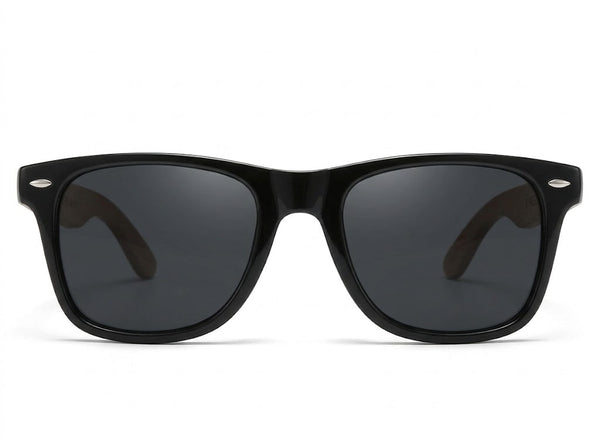 KINGSEVEN® Handcrafted Wooden Polarized Sunglasses W5520 negros
