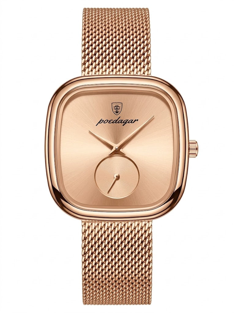 Reloj de lujo minimalista para dama - Tono Rose gold