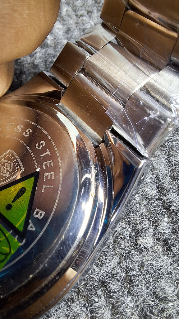 Reloj de lujo ejecutivo - tono negro y acero outlet