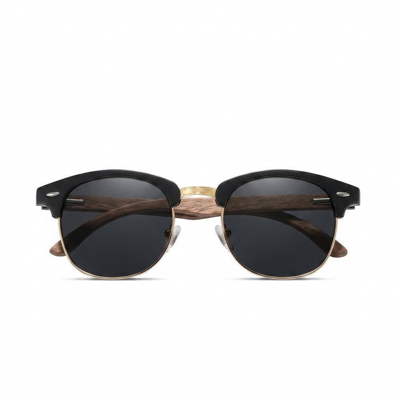 KINGSEVEN® Wooden HANDMADE Sunglasses N5516 Black